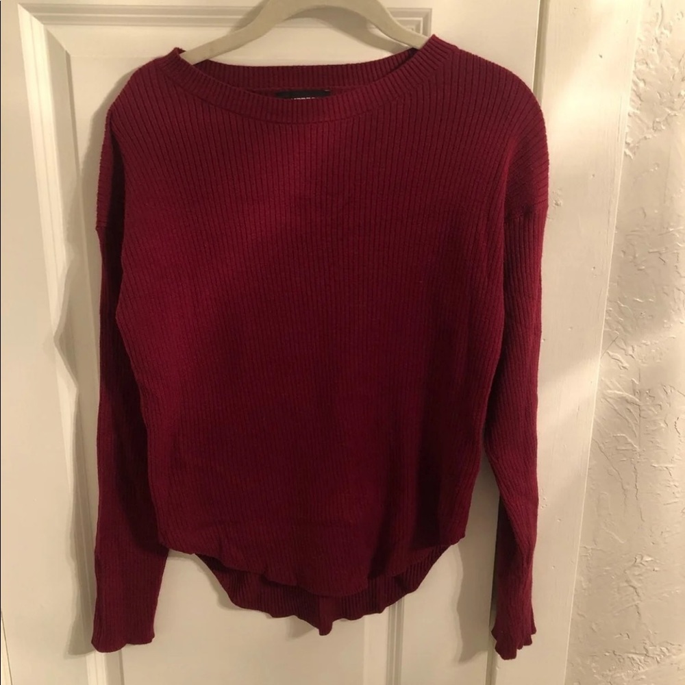 Red sweater